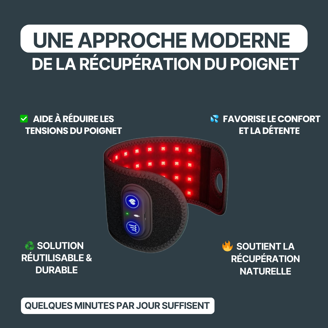 Recovera+ Attelle Thérapeutique à Lumière Rouge