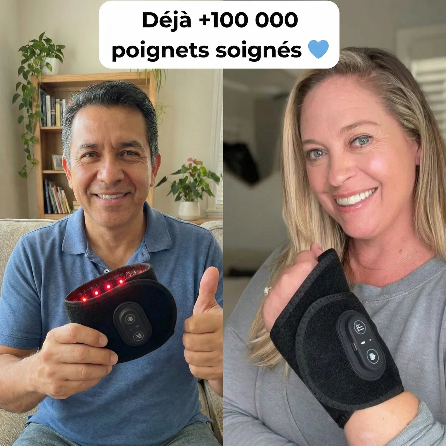 Recovera+ Attelle Thérapeutique à Lumière Rouge